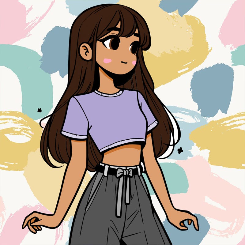 girl in a cute crop top