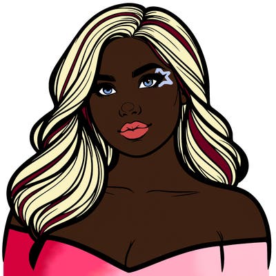 plus size woman beautiful face realistic