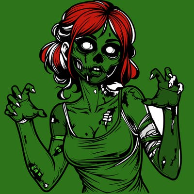 realistic zombie girl