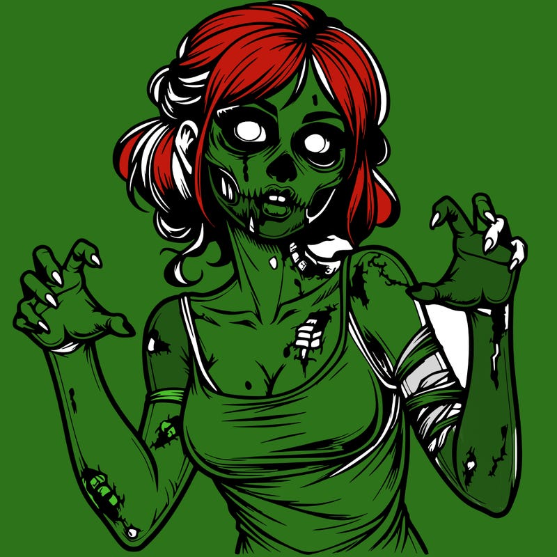 realistic zombie girl