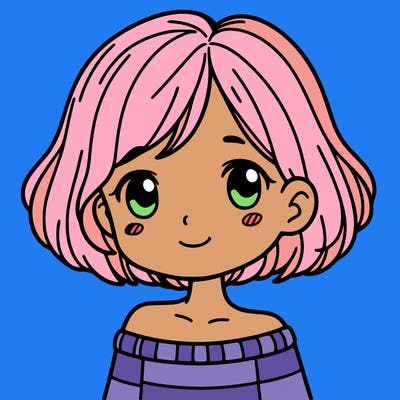 girl with short hair