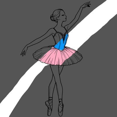 realistic ballerina