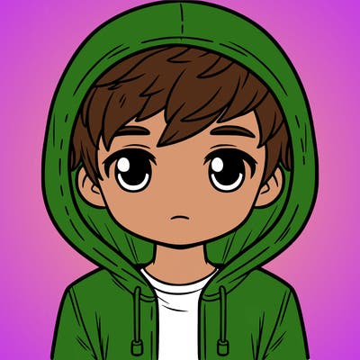 boy in a hoodie