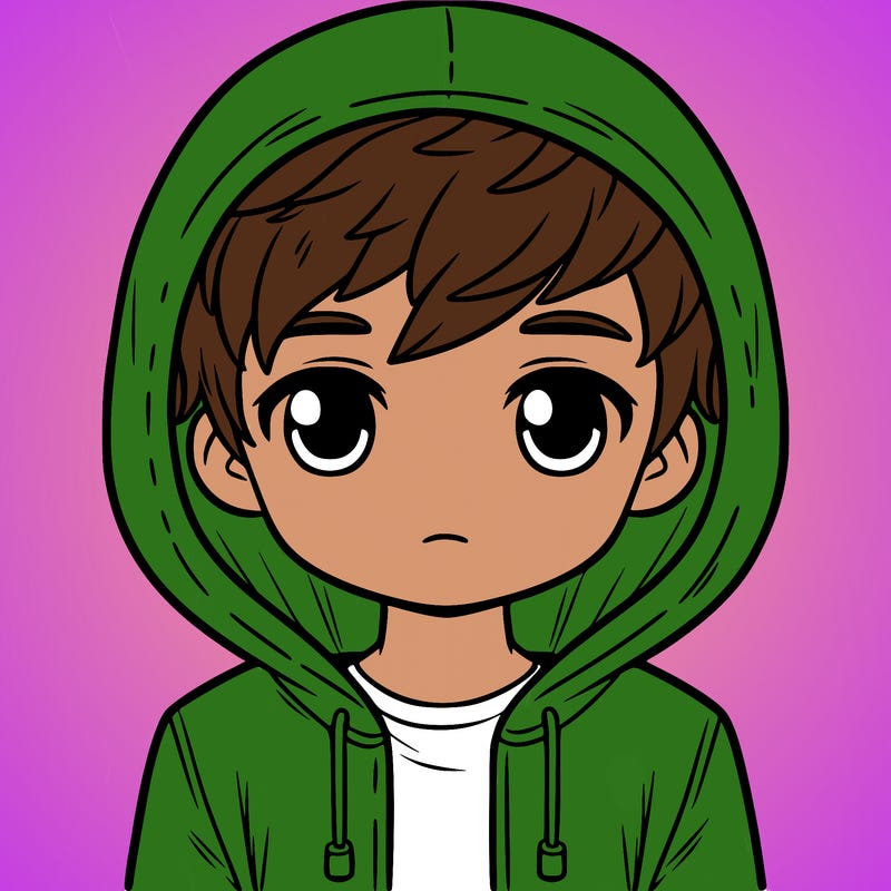 boy in a hoodie