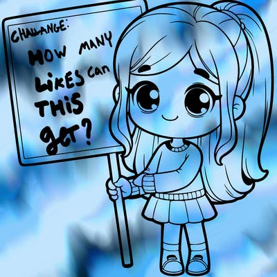 girl holding a blank sign