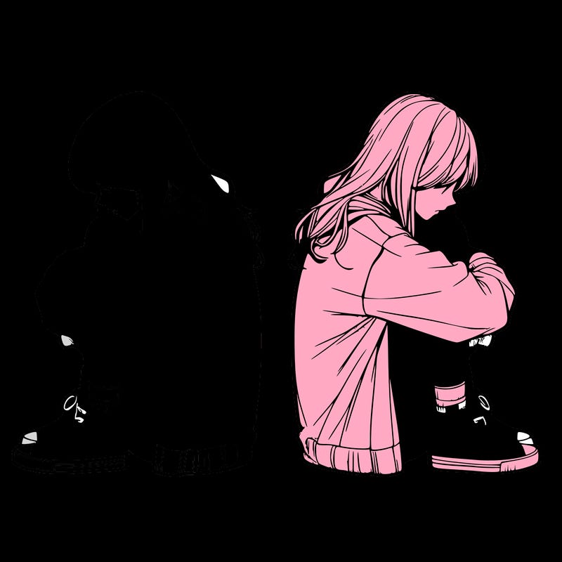 a lonely girl realistic