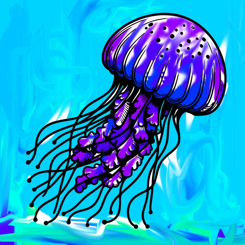 realistic jellyfish