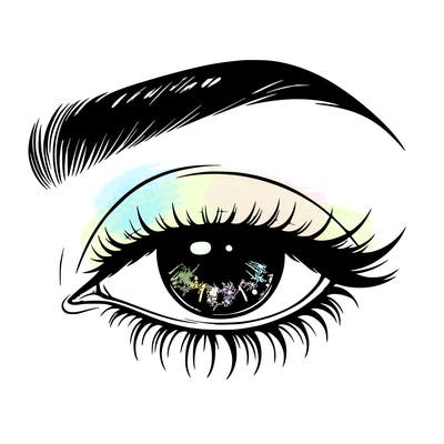 eye closed realistic