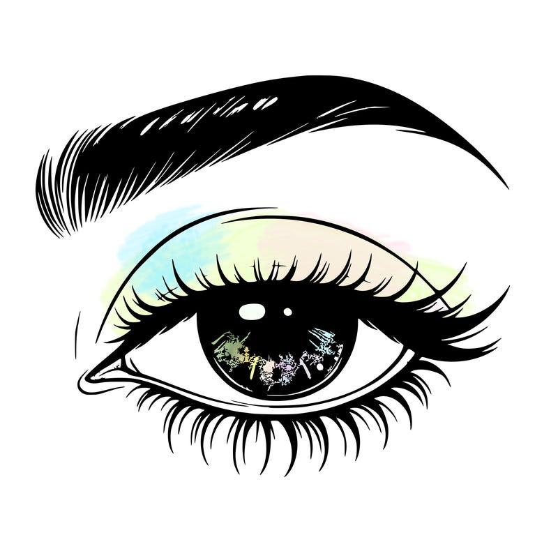 eye closed realistic