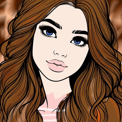 beautiful realistic girl