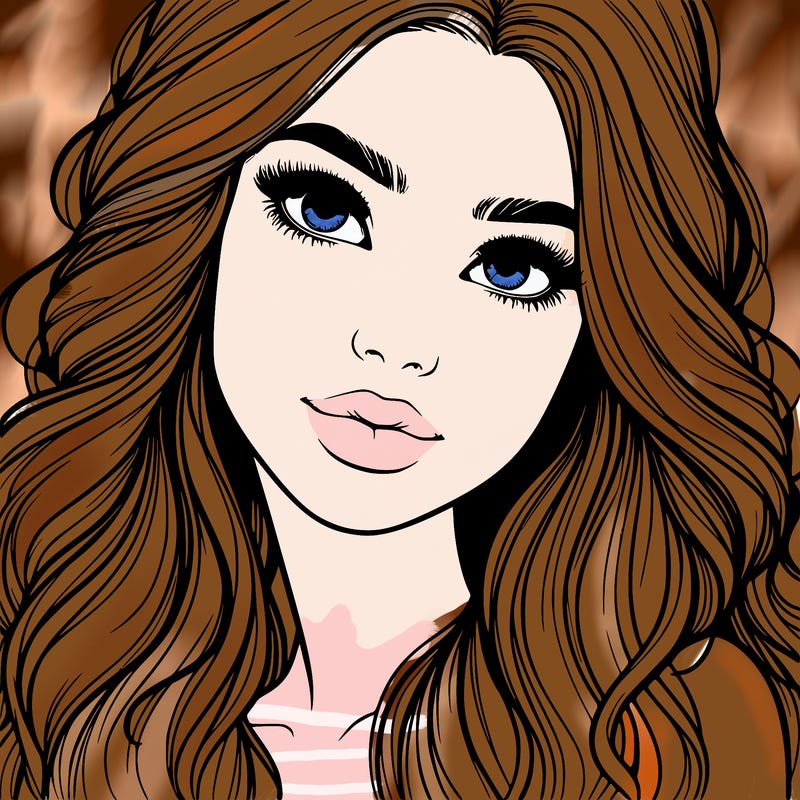 beautiful realistic girl