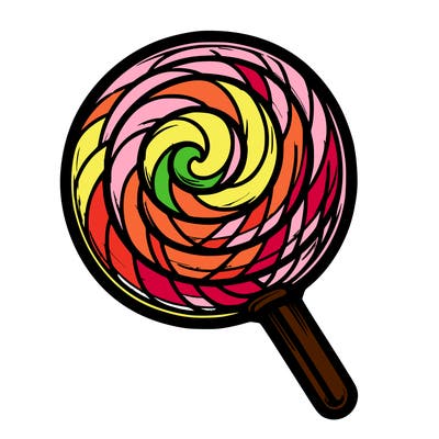 realistic lollipop
