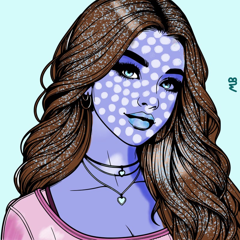 detailed realistic girl