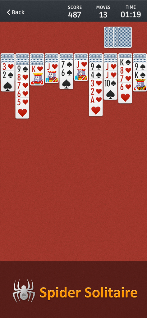 Spider Solitaire ⋄ | Sharpen Your Mind with the Classic Card Game