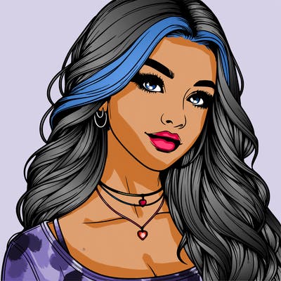 detailed realistic girl