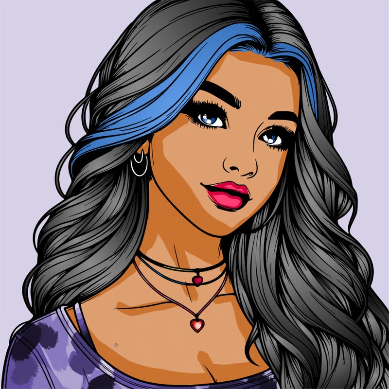 detailed realistic girl