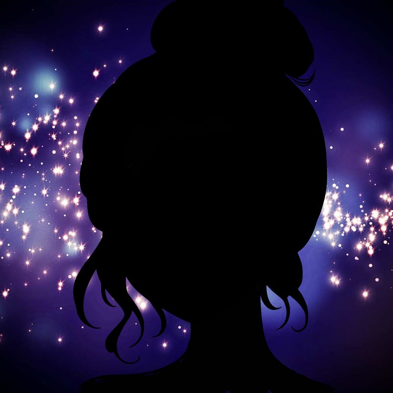 realistic pretty girl with hair in bun