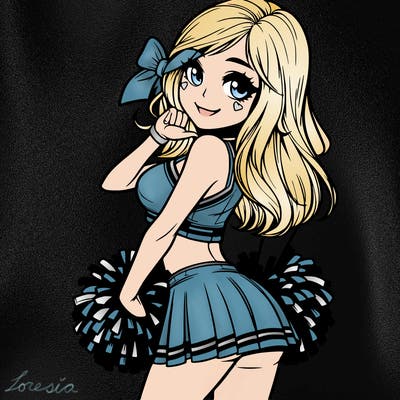 realistic cheerleader