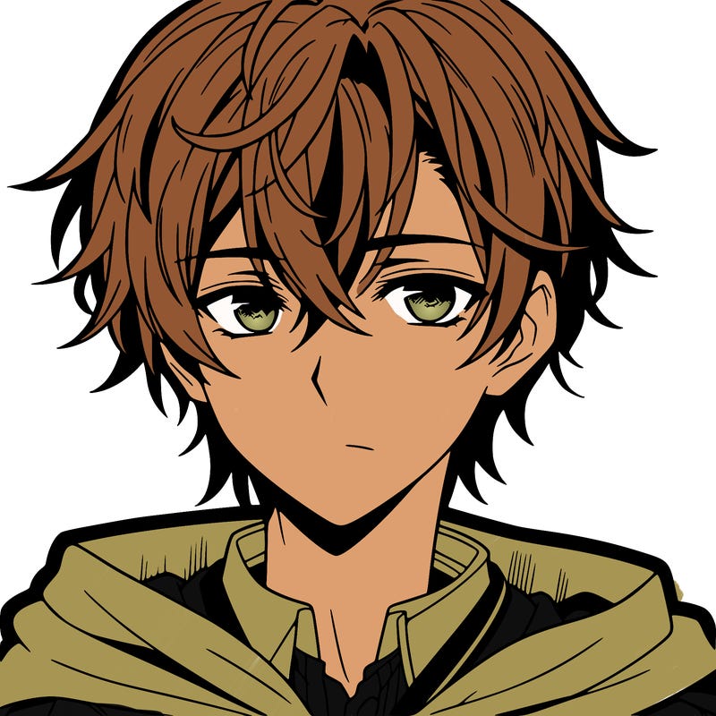 male manga character