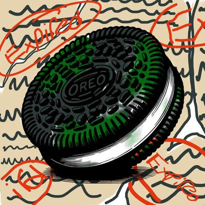 realistic oreo
