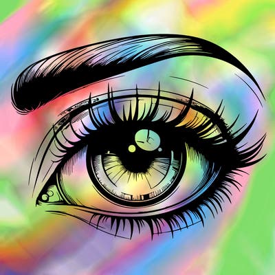 realistic eye