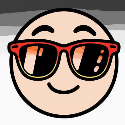 emoji with sunglasses