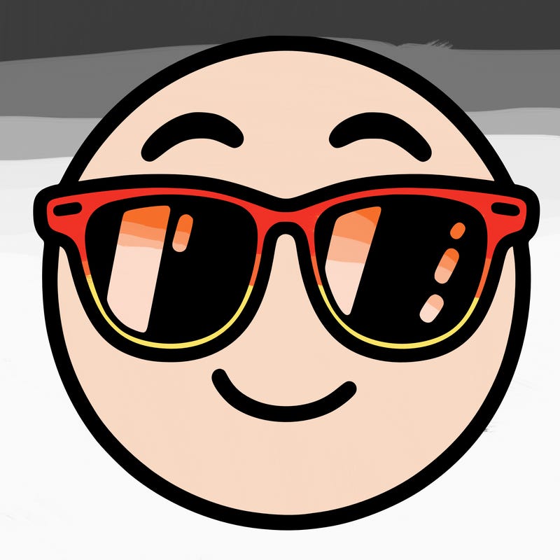 emoji with sunglasses