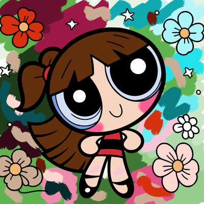 a powerpuff girl