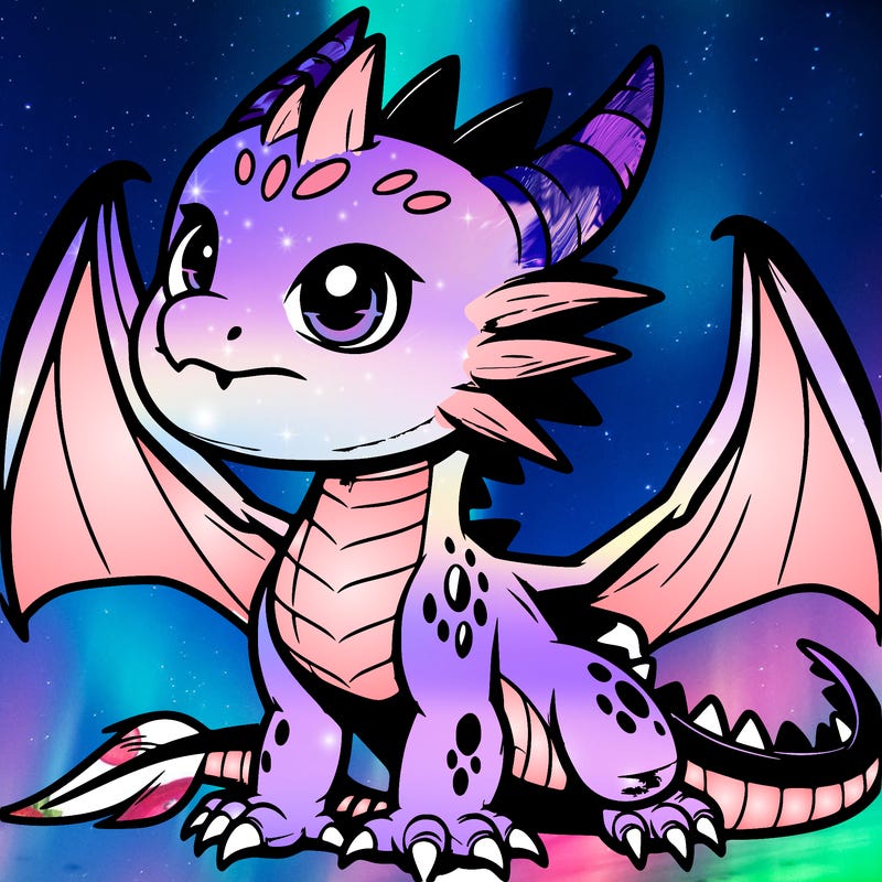 fierce baby night dragon