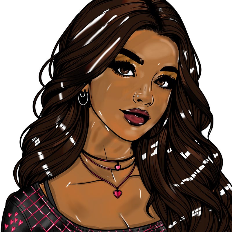 detailed realistic girl