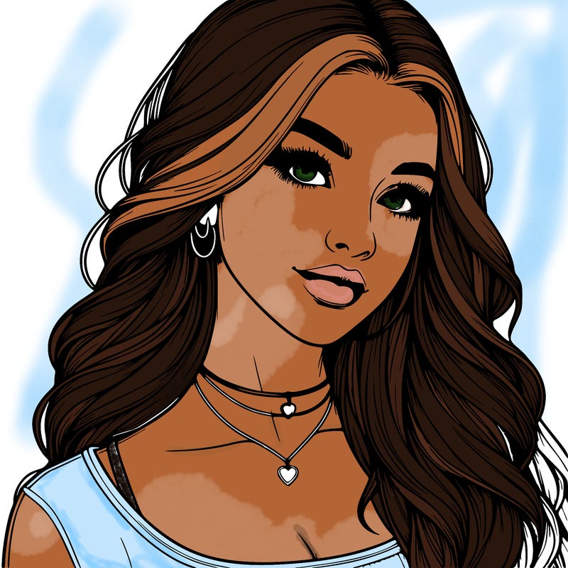 detailed realistic girl