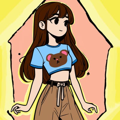 girl in a cute crop top