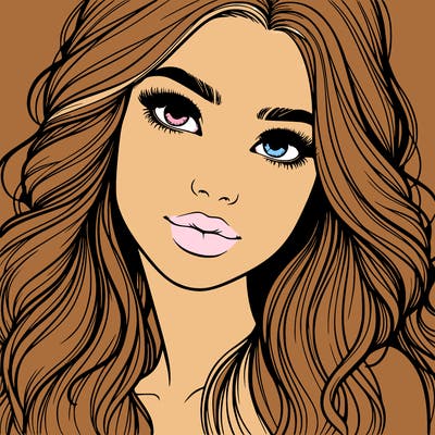 beautiful realistic girl