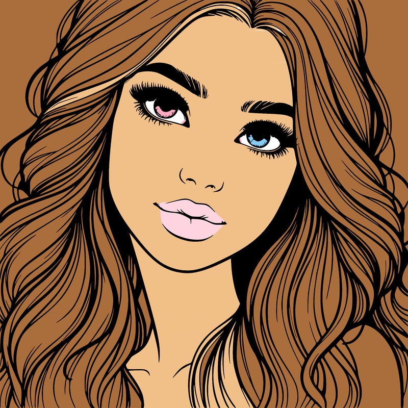 beautiful realistic girl