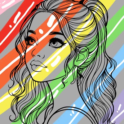 beautiful realistic girl