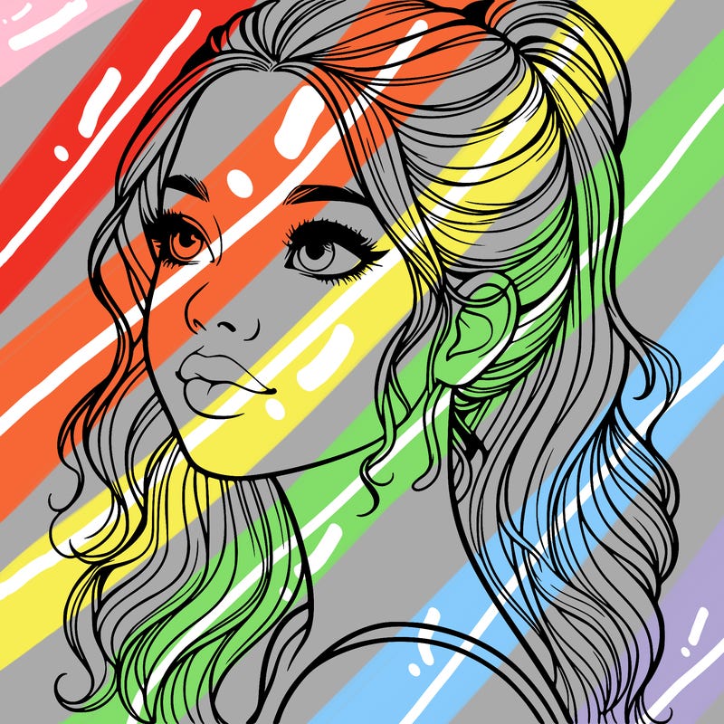 beautiful realistic girl