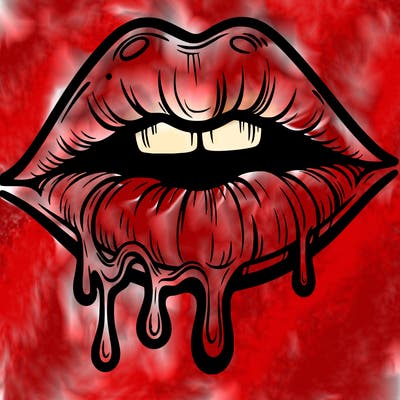 lips that look realistic and drip