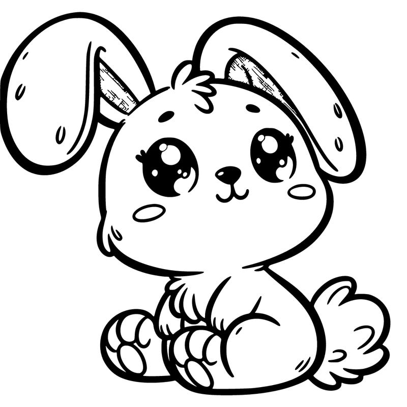 adorable easter bunny