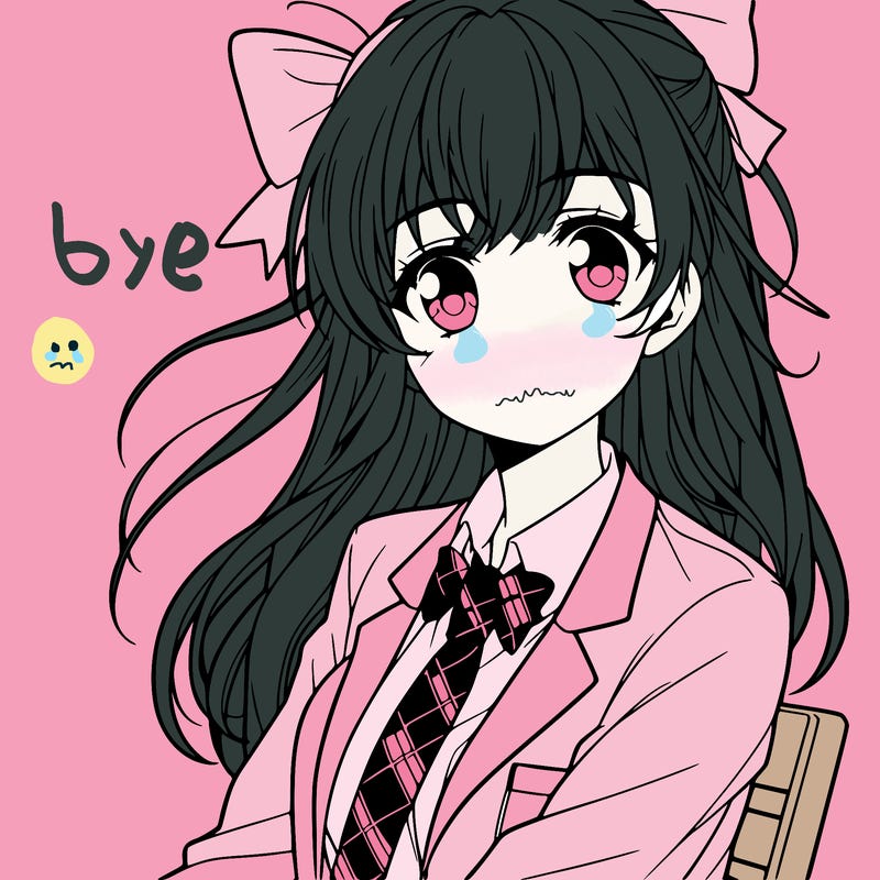 anime girl in school uniform wearing tie