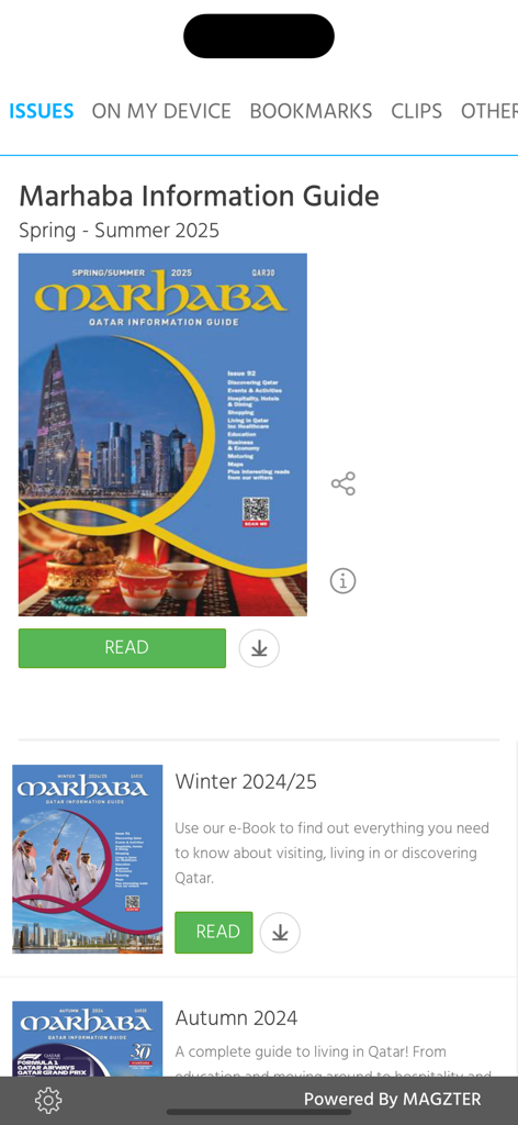 Marhaba Information Guide - Magazines & Newspapers App | MWM