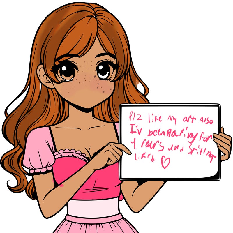 realistic pretty girl holding blank sign