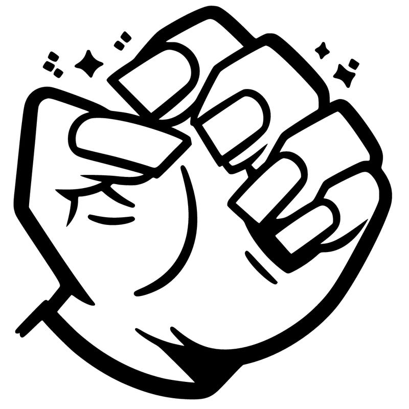 blank square nails with blank hand