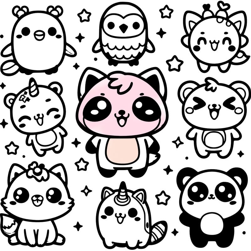 kawaii animals shady