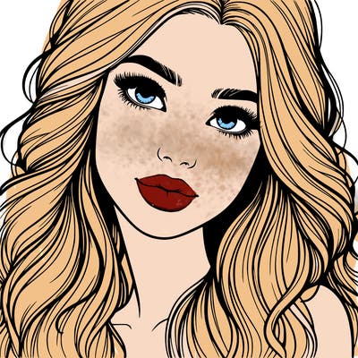 beautiful realistic girl