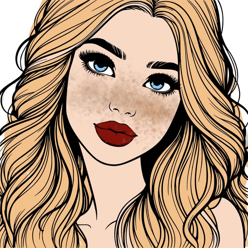 beautiful realistic girl