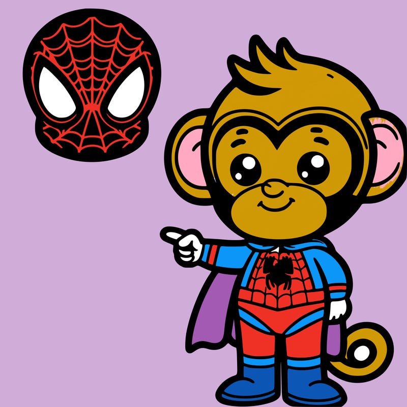 spiderman monky