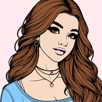 detailed realistic girl