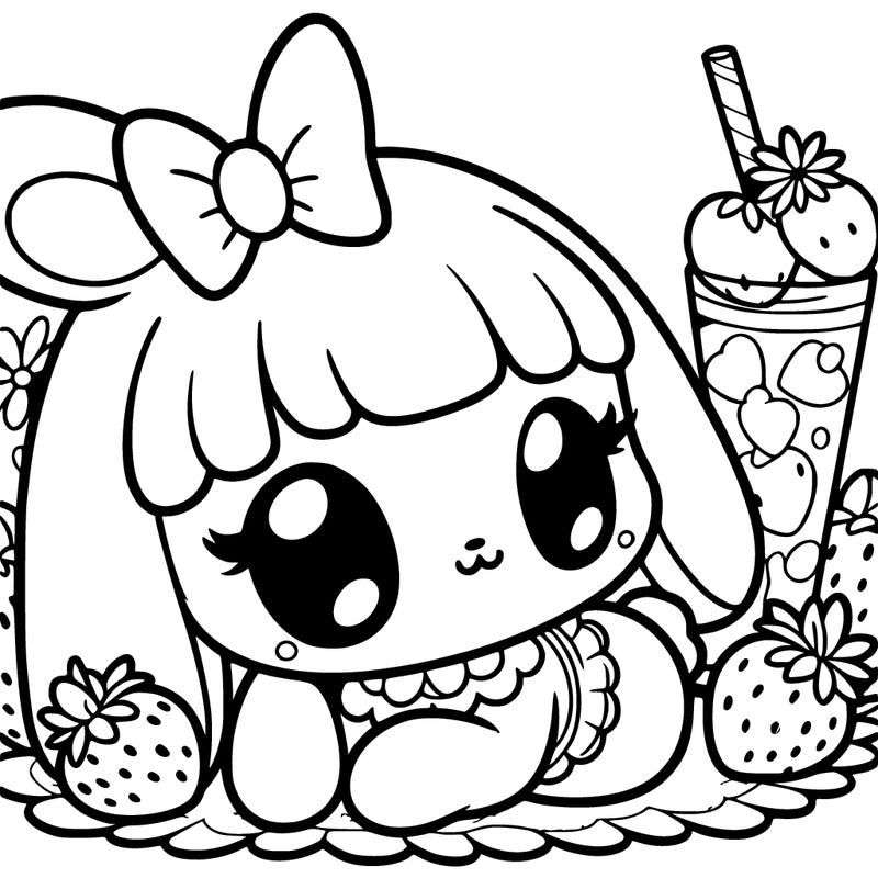 strawberry bunny girl