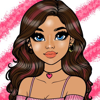 realistic pretty girl