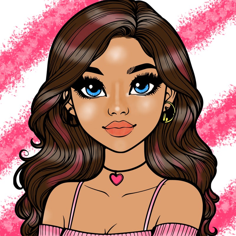 realistic pretty girl